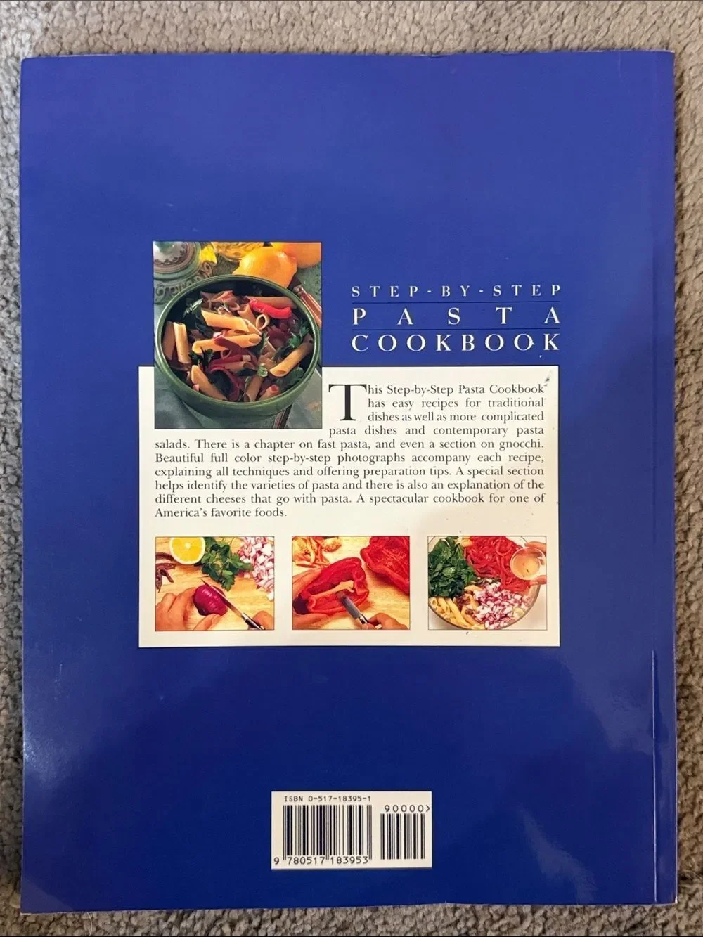 “Step-by-Step Pasta Cookbook” edited by Susan Tomnay!